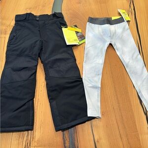 All in Motion Boys Size XS (4/5) Winter Lot (Snow Pants & Tights)